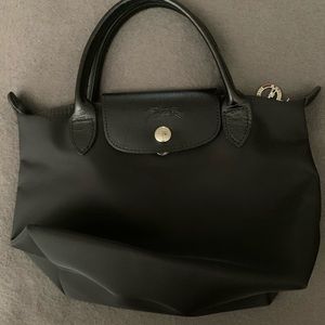 Longchamp black nylon mini tote 💖